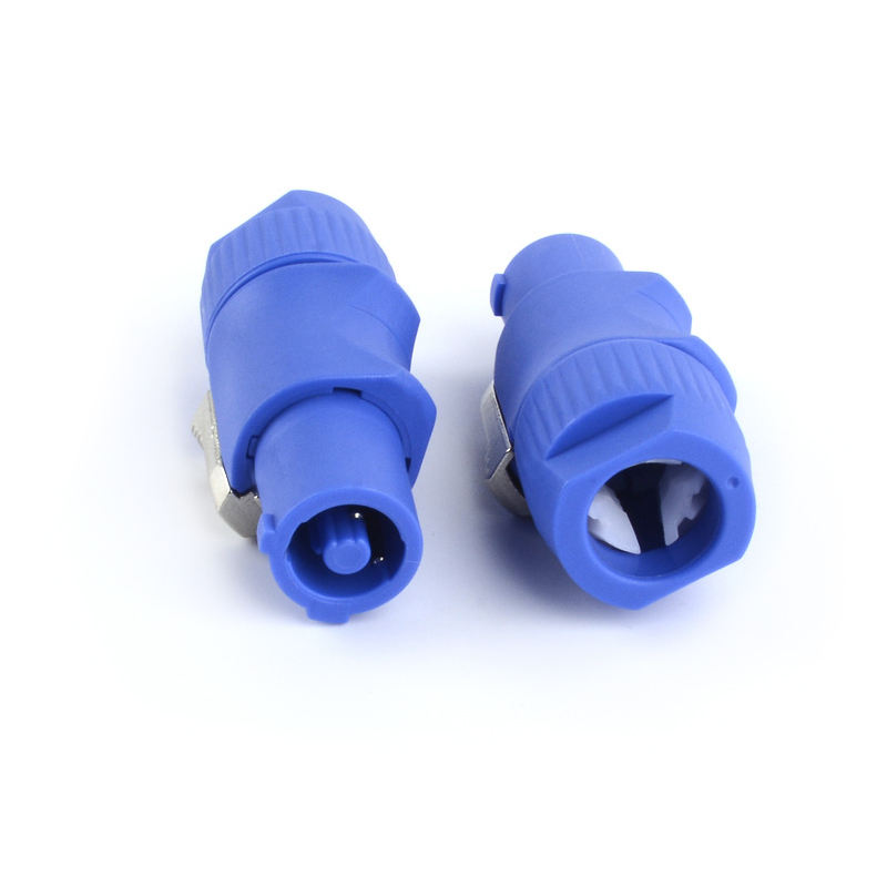 Factory Wholesale XLR Plugs XLR Sockets 20A 3-pin Panel Professional Audio Power Plug Connectors for Electric Amplifier Cables