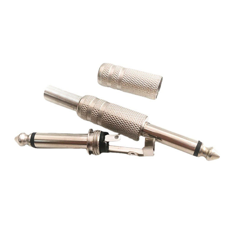Professional Grade Musical Instruments Accessories TRS TS 1/4 Inch 6.5mm Stereo Jack 6.5mm Male Plug 6.3mm 6.35mm Connectors