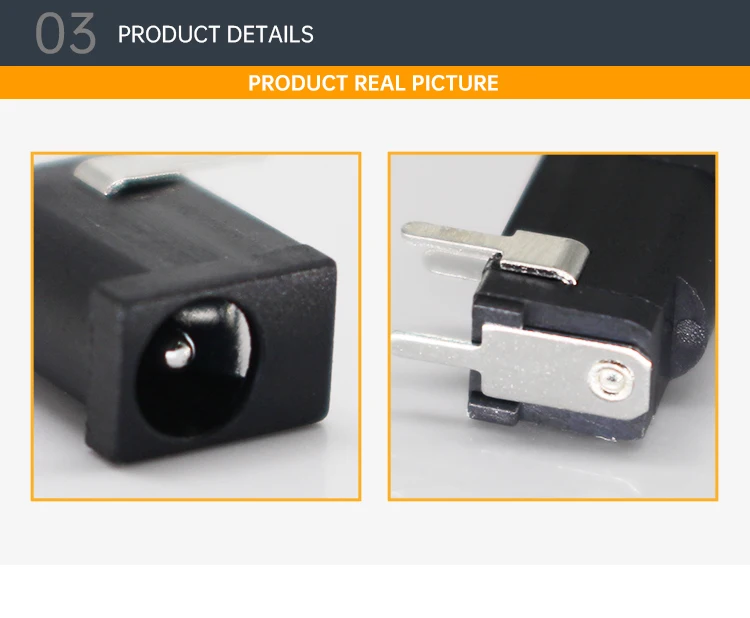 DC Sockets Interface Female 1.3mm Round Hole DC-002-1.3 Charging DC Power Jack POWER JACK MINI HI-TEMP 1.3 MM D KLDX-0201-BHT-1
